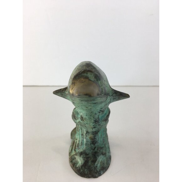 Vintage Solid Bronze Dolphins Figurines Sculptures Statue Home Decor - Set of 2 - Picture 9 of 16